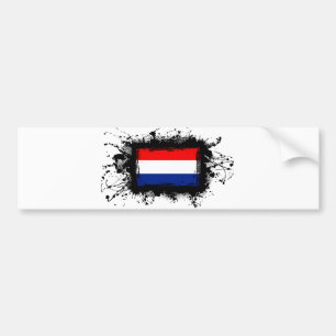 Netherlands Flag Bumper Sticker
