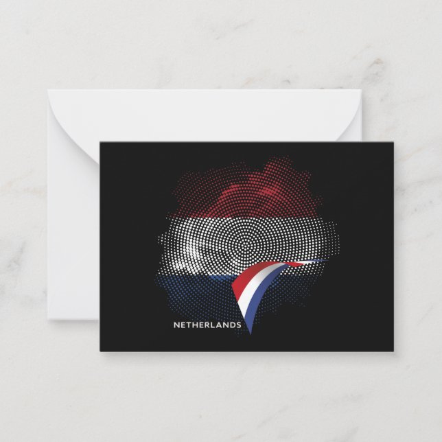 Netherlands flag card (Front)