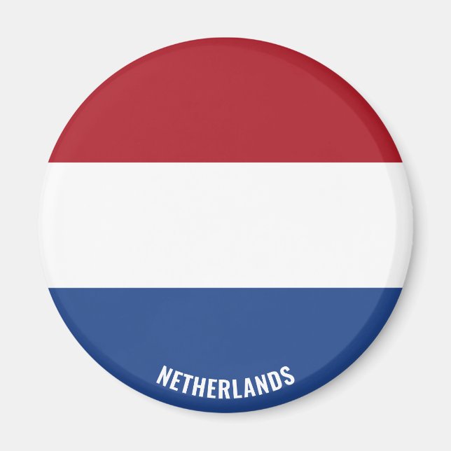 Netherlands Flag Charming Patriotic Magnet (Front)