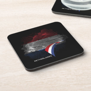 Netherlands flag coaster