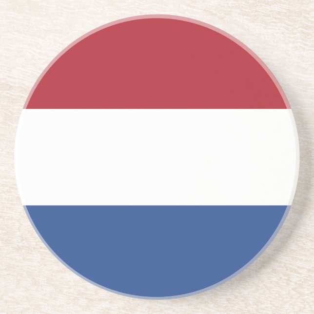 Netherlands Flag Coaster (Front)