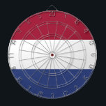 Netherlands Flag Dartboard<br><div class="desc">Feel free to modify the design according to your own preferences. You may change the design location, orientation, background colours and size. Also, you may add your own text, or slogan set its font, location and size, all in order to create the ultimate personal gift for you and your loved...</div>