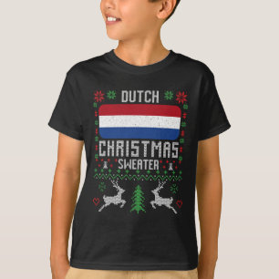 Netherlands Flag Dutch Christmas Sweater 