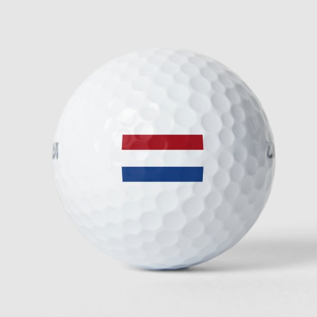 Netherlands Flag Golf Balls (Front)