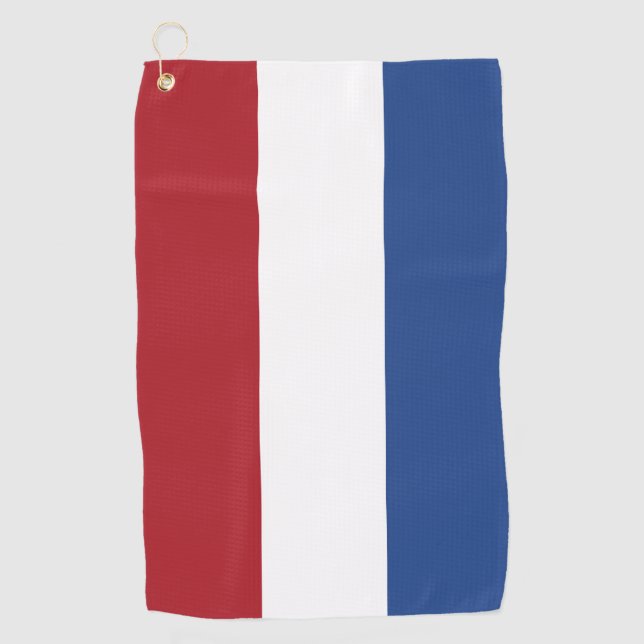 Netherlands Flag, Holland, Dutch Golf Towel (Front)