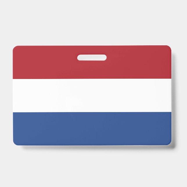 Netherlands Flag ID Badge (Front)