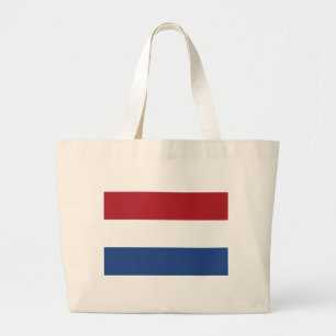 Netherlands Flag jtcn Large Tote Bag
