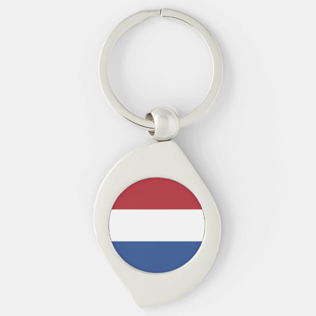 Netherlands Flag Key Ring (Front)