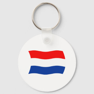 Netherlands Flag Keychain