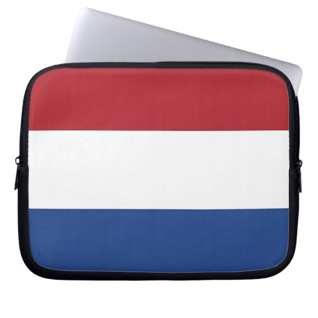 Netherlands Flag Laptop Sleeve (Front)
