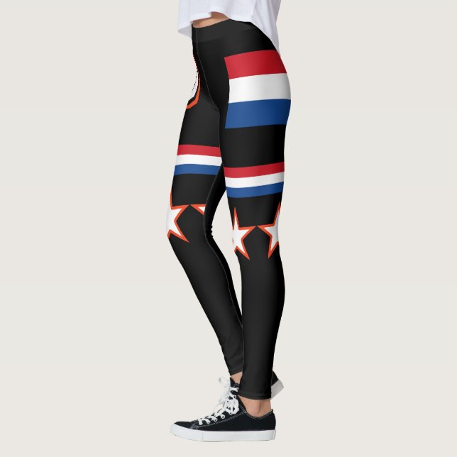 Netherlands Flag Leggings (Left)