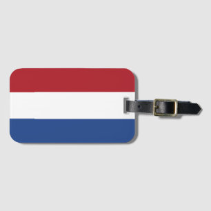 Netherlands Flag Luggage Tag