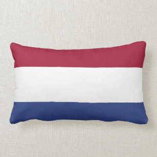 Netherlands Flag Lumbar Cushion
