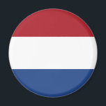 Netherlands Flag Magnet<br><div class="desc">Magnet with the flag of Netherlands.</div>