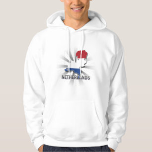 Netherlands Flag Map 2.0 Hoodie