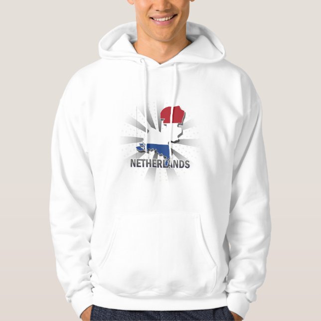 Netherlands Flag Map 2.0 Hoodie (Front)