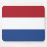 Netherlands Flag Mouse Pad<br><div class="desc">Patriotic flag of Netherlands.</div>
