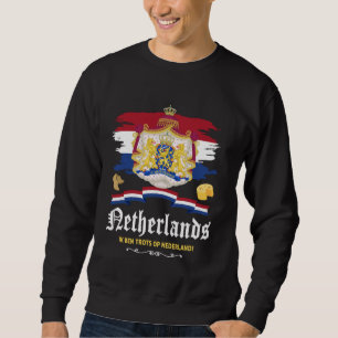 Netherlands Flag Outfit Idea For Men & Holland Dut Sweatshirt