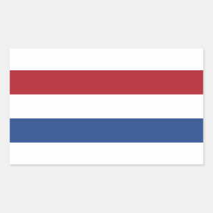 Netherlands Flag Rectangular Sticker