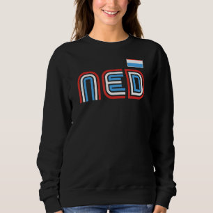 Netherlands Flag Retro International Country Neder Sweatshirt