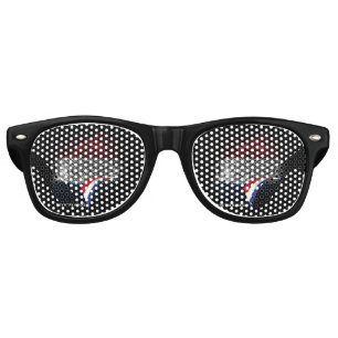 Netherlands flag retro sunglasses