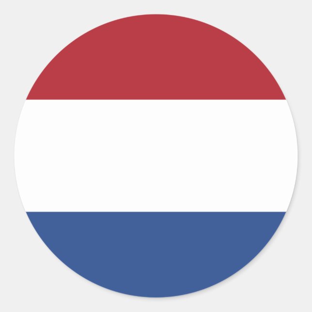 Netherlands Flag Sticker (Front)