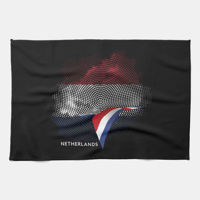 Netherlands flag tea towel (Horizontal)