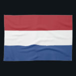 Netherlands Flag Tea Towel<br><div class="desc">Patriotic flag of Netherlands.</div>