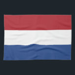 Netherlands Flag Tea Towel<br><div class="desc">Patriotic flag of Netherlands.</div>