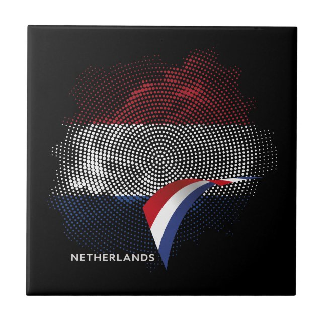 Netherlands flag tile (Front)