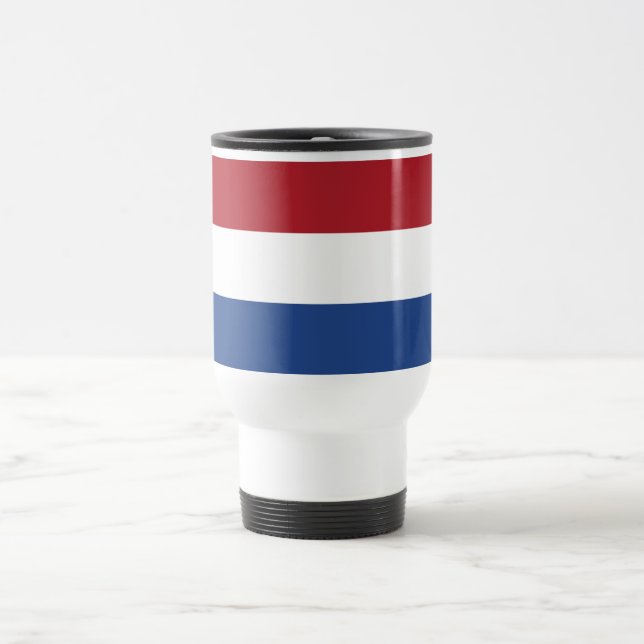 Netherlands Flag Travel Mug (Center)