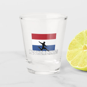 Netherlands Football Soccer National Team Shot Glass