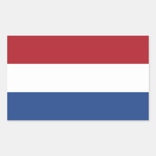 Netherlands/Holland/Dutch/Hollander Flag Rectangular Sticker