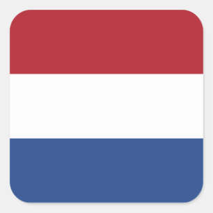 Netherlands/Holland/Dutch/Hollander Flag Square Sticker