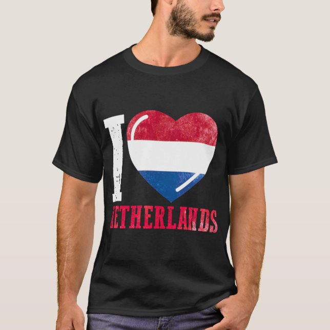 Netherlands I love Netherlands T-Shirt (Front)
