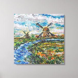 Netherlands Lanscape Canvas Print