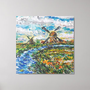 Netherlands Lanscape Canvas Print