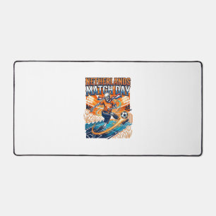 Netherlands Match Day Skeleton Striker Nations Hig Desk Mat