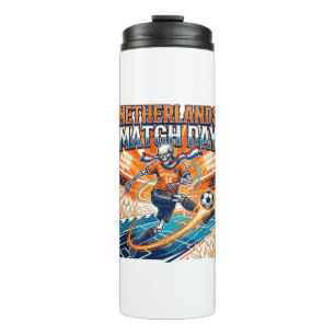 Netherlands Match Day Skeleton Striker Nations Hig Thermal Tumbler