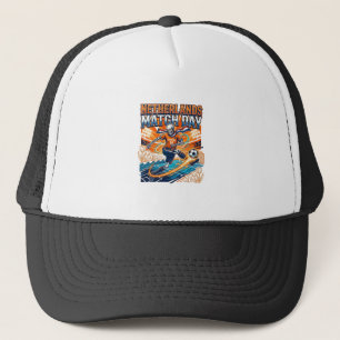 Netherlands Match Day Skeleton Striker Nations Hig Trucker Hat