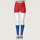 Netherlands National Flag Leggings<br><div class="desc">National flag of the country of Netherlands</div>