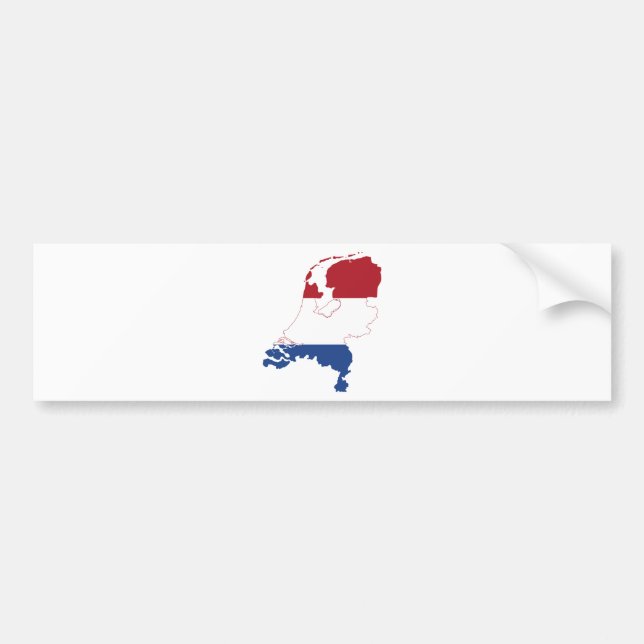 Netherlands NL Bumper Sticker (Front)