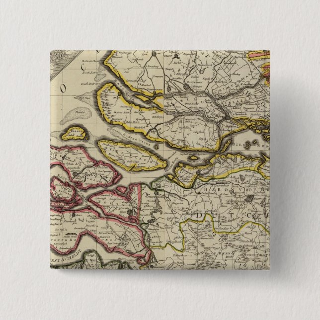 Netherlands north 15 cm square badge (Front)