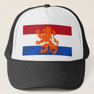 Netherlands Rampant lion Netherlands flag Trucker Hat