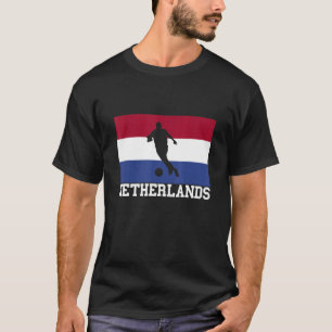 Netherlands Roots Soccer Player Dutch Soccer Ball T-Shirt
