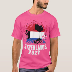 Netherlands Soccer 2022 Dutch Holland Flag Soccer  T-Shirt