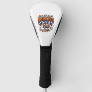 Netherlands Soccer 2026 Soccer Bold Country Typogr Golf Head Cover