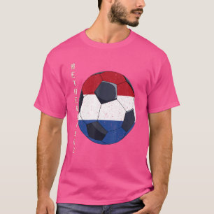 Netherlands Soccer Ball Dutch Flag Football T-Shirt