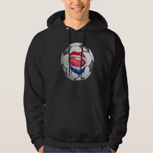 Netherlands Soccer Fan Dutch Flag Mouth   Hoodie