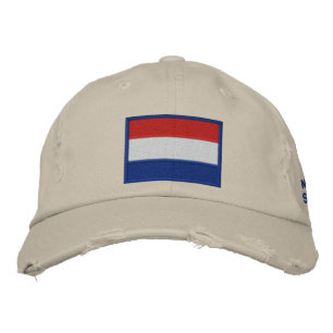 Netherlands Soccer: Nederland Football 2010 Embroidered Hat